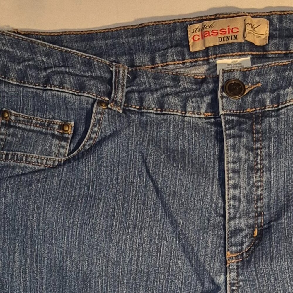 JMS Classic denim stretch Jeans in size 20W - Picture 2 of 12